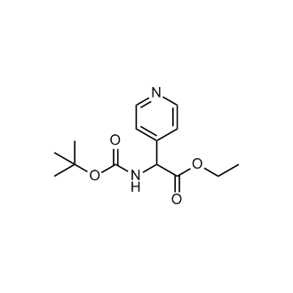 Ethyl 2-((tert-butoxycarbonyl)amino)-2-(pyridin-4-yl)acetate