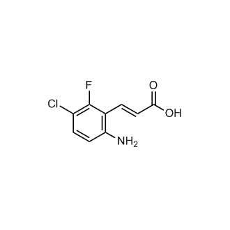 (E)-3-(6-Amino-3-chloro-2-fluorophenyl)acrylic acid