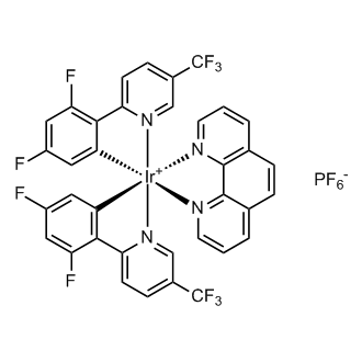 Bis [2- (2,4-difluorophenyl) -5-trifluoromethylpyridine] [1,10-phenanthroline] iridium hexafluorophosphate
