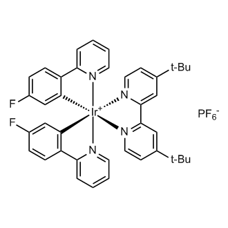 [2,2'-Bis (4-tert-butylpyridine)] bis [2- (4-fluorophenyl) pyridine] iridium (III) hexafluorophosphate