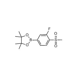 2-(3-Fluoro-4-(methylsulfonyl)phenyl)-4,4,5,5-tetramethyl-1,3,2-dioxaborolane