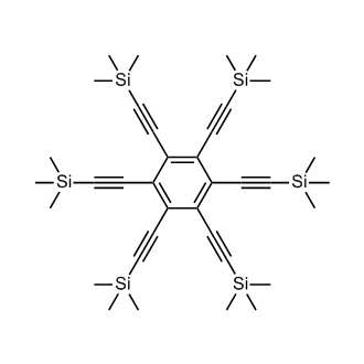 1,2,3,4,5,6-Hexakis((trimethylsilyl)ethynyl)benzene