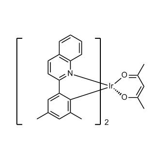 Bis(2-(3,5-dimethylphenyl)quinoline-C2,N)(acetylacetonato)iridium(III)