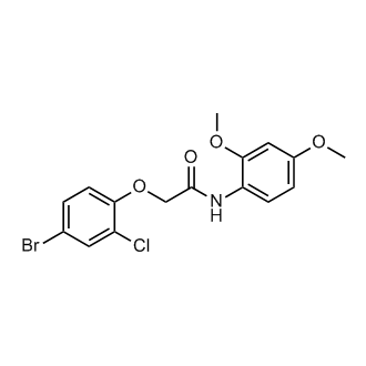 2-(4-Bromo-2-chlorophenoxy)-N-(2,4-dimethoxyphenyl)acetamide