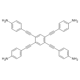 4,4',4''-((4'-Amino-[1,1'-biphenyl]-2,4,5-triyl)tris(ethyne-2,1-diyl))trianiline