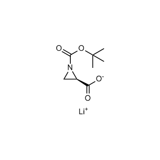 Lithium (R)-1-(tert-butoxycarbonyl)aziridine-2-carboxylate