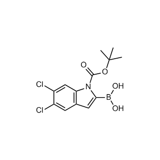 (1-(tert-Butoxycarbonyl)-5,6-dichloro-1H-indol-2-yl)boronic acid