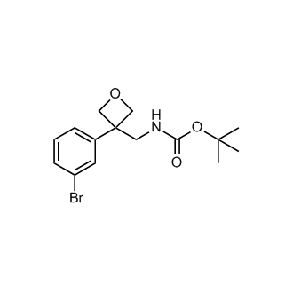 tert-Butyl ((3-(3-bromophenyl)oxetan-3-yl)methyl)carbamate