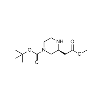 tert-Butyl (S)-3-(2-methoxy-2-oxoethyl)piperazine-1-carboxylate