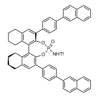 N-[(11bR)-(2,6-Bis(4-(naphthalen-2-yl)phenyl)-4-oxido-8,9,10,11,12,13,14,15-octahydrodinaphtho[2,1-d:1',2'-f][1,3,2]dioxaphosphepin-4-yl)]-1,1,1-trifluoromethanesulfonamide