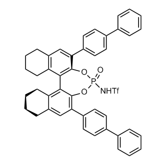 N-[(11bR)-2,6-Bis([1,1'-biphenyl]-4-yl)-8,9,10,11,12,13,14,15-octahydro-4-oxidodinaphtho[2,1-d:1',2'-f][1,3,2]dioxaphosphepin-4-yl]-1,1,1-trifluoromethanesulfonamide