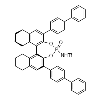 N-[(11bS)-2,6-Bis([1,1'-biphenyl]-4-yl)-8,9,10,11,12,13,14,15-octahydro-4-oxidodinaphtho[2,1-d:1',2'-f][1,3,2]dioxaphosphepin-4-yl]-1,1,1-trifluoromethanesulfonamide