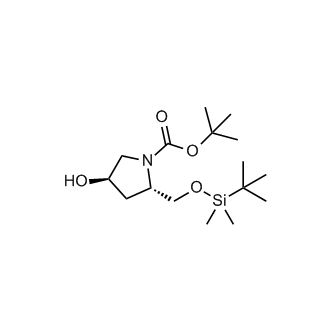 (2S,4R)-tert-Butyl 2-(((tert-butyldimethylsilyl)oxy)methyl)-4-hydroxypyrrolidine-1-carboxylate