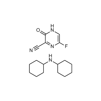 6-Fluoro-3-oxo-3,4-dihydropyrazine-2-carbonitrile compound with dicyclohexylamine (1:1)