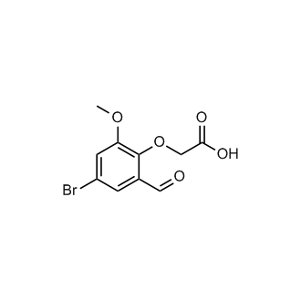 2-(4-Bromo-2-formyl-6-methoxyphenoxy)acetic acid