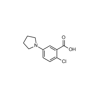 2-Chloro-5-(1-pyrrolidinyl)benzoic acid