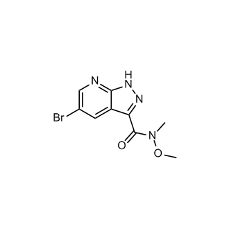 5-Bromo-N-methoxy-N-methyl-1H-pyrazolo[3,4-b]pyridine-3-carboxamide