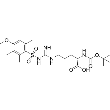 N2-(tert-Butoxycarbonyl)-Nw-((4-methoxy-2,3,6-trimethylphenyl)sulfonyl)-L-arginine