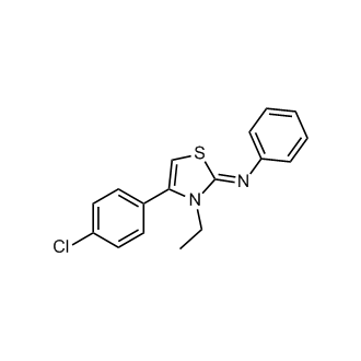 (Z)-4-(4-Chlorophenyl)-3-ethyl-N-phenylthiazol-2(3H)-imine