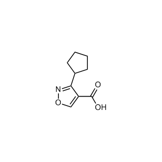 3-Cyclopentylisoxazole-4-carboxylic acid