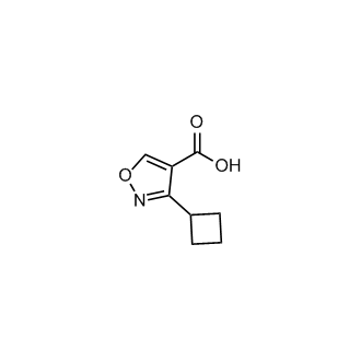 3-Cyclobutylisoxazole-4-carboxylic acid