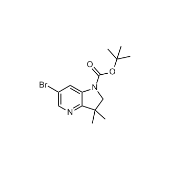 tert-Butyl 6-bromo-3,3-dimethyl-2,3-dihydro-1H-pyrrolo[3,2-b]pyridine-1-carboxylate