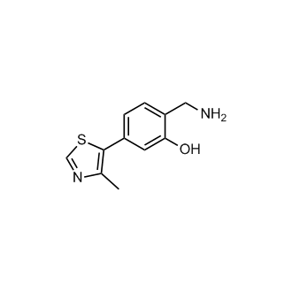 2-(Aminomethyl)-5-(4-methylthiazol-5-yl)phenol