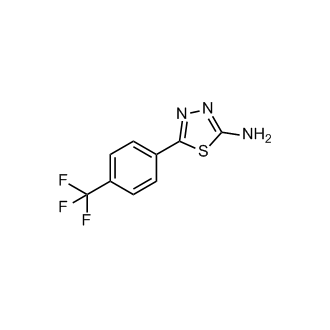 5-[4-(Trifluoromethyl)phenyl]-1,3,4-thiadiazol-2-amine