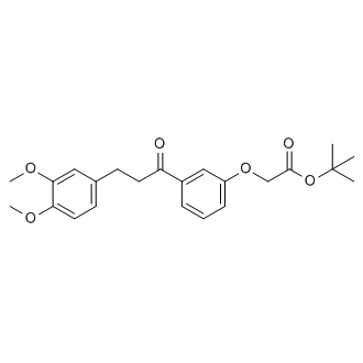 tert-Butyl 2-{3-[3-(3,4-dimethoxyphenyl)propanoyl]phenoxy}acetate