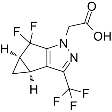 2-((3bS,4aR)-5,5-Difluoro-3-(trifluoromethyl)-3b,4,4a,5-tetrahydro-1H-cyclopropa[3,4]cyclopenta[1,2-c]pyrazol-1-yl)acetic acid