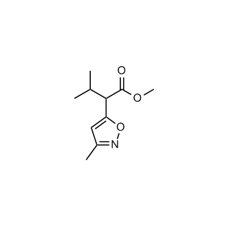 Methyl 3-methyl-2-(3-methylisoxazol-5-yl)butanoate