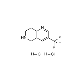 3-(Trifluoromethyl)-5,6,7,8-tetrahydro-1,6-naphthyridine dihydrochloride