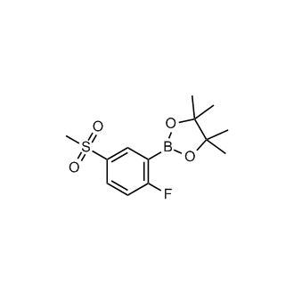 2-(2-Fluoro-5-(methylsulfonyl)phenyl)-4,4,5,5-tetramethyl-1,3,2-dioxaborolane
