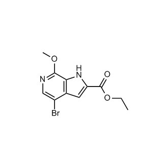 Ethyl 4-bromo-7-methoxy-1H-pyrrolo[2,3-c]pyridine-2-carboxylate