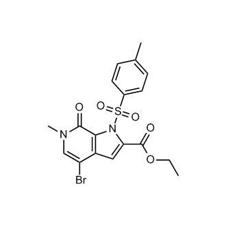 Ethyl 4-bromo-6-methyl-7-oxo-1-tosyl-6,7-dihydro-1H-pyrrolo[2,3-c]pyridine-2-carboxylate