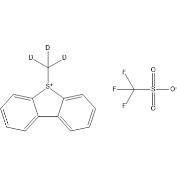 5-Methyl-5H-dibenzo[b,d]thiophen-5-ium trifluoromethanesulfonate-d3