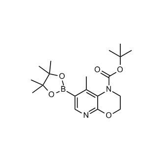 tert-Butyl 8-methyl-7-(4,4,5,5-tetramethyl-1,3,2-dioxaborolan-2-yl)-2,3-dihydro-1H-pyrido[2,3-b][1,4]oxazine-1-carboxylate