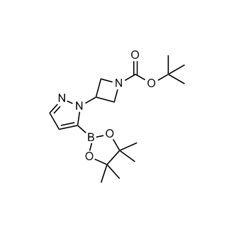 tert-Butyl 3-(5-(4,4,5,5-tetramethyl-1,3,2-dioxaborolan-2-yl)-1H-pyrazol-1-yl)azetidine-1-carboxylate