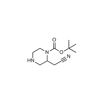 tert-Butyl 2-(cyanomethyl)piperazine-1-carboxylate