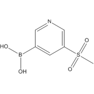 5-(Methylsulfonyl)pyridine-3-boronic acid