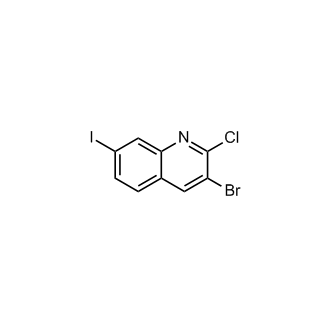 3-Bromo-2-chloro-7-iodoquinoline