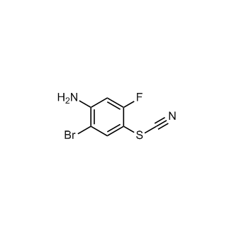2-Bromo-5-fluoro-4-thiocyanatoaniline