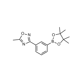 5-Methyl-3-(3-(4,4,5,5-tetramethyl-1,3,2-dioxaborolan-2-yl)phenyl)-1,2,4-oxadiazole