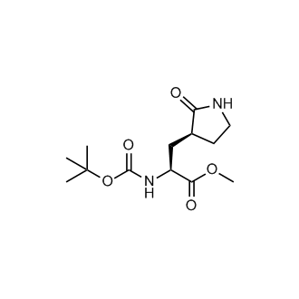 Methyl (S)-2-((tert-butoxycarbonyl)amino)-3-((S)-2-oxopyrrolidin-3-yl)propanoate