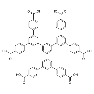 5',5'''-bis(4-carboxyphenyl)-5''-(4,4''-dicarboxy-[1,1':3',1''-terphenyl]-5'-yl)-[1,1':3',1'':3'',1''':3''',1''''-quinquephenyl]-4,4''''-dicarboxylic acid