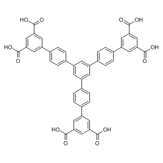 5''-(3',5'-dicarboxy-[1,1'-biphenyl]-4-yl)-[1,1':4',1'':3'',1''':4''',1''''-quinquephenyl]-3,3'''',5,5''''-tetracarboxylic acid
