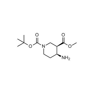 rel-1-(tert-Butyl) 3-methyl (3R,4S)-4-aminopiperidine-1,3-dicarboxylate