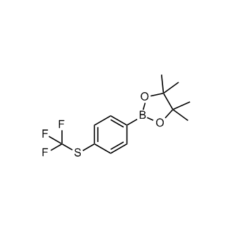 4,4,5,5-Tetramethyl-2-(4-((trifluoromethyl)thio)phenyl)-1,3,2-dioxaborolane