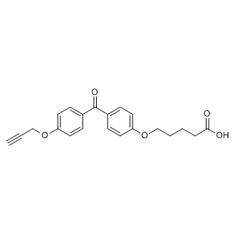 5-(4-(4-(Prop-2-yn-1-yloxy)benzoyl)phenoxy)pentanoic acid