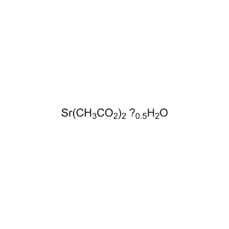 Strontium acetate hemihydrate